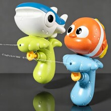 儿童水枪玩具卡通迷你小水枪宝宝洗澡玩水沙滩泳池呲水枪爆款网红