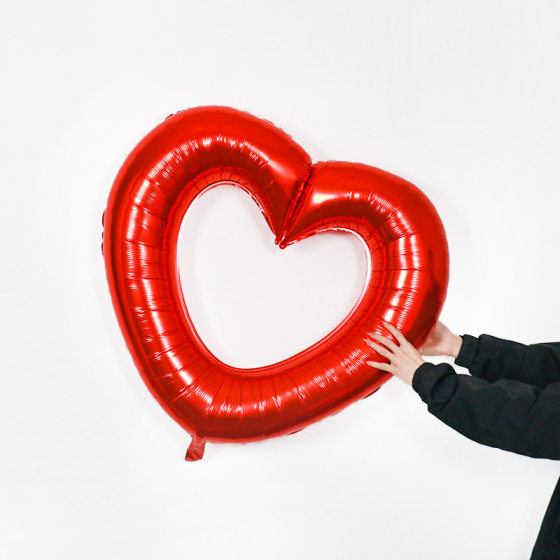 New Valentine's Day Aluminum Film Balloon Bear Rose Love Shape Confession Wedding Scene Decoration Balloon