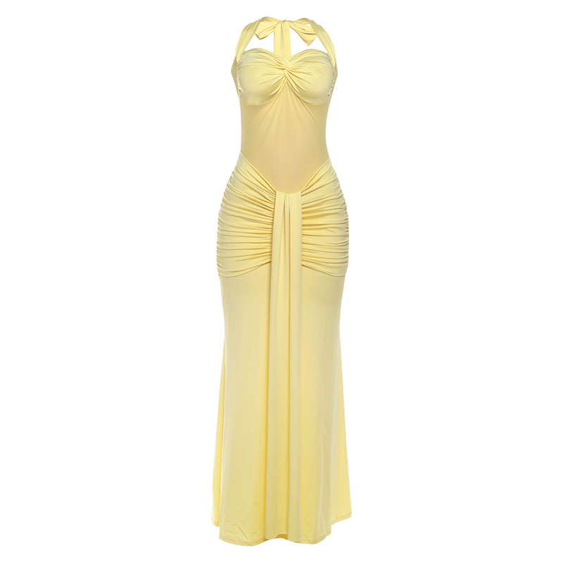 Women's Maxi Solid Color Dress