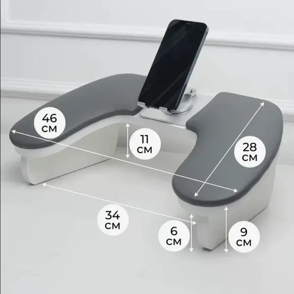 New Model of Nail Art Hand Pillow, Exclusively Available on Amazon for Beauty Salons, Simple Workbench with Phone Holder, Direct Sales from the Manufacturer