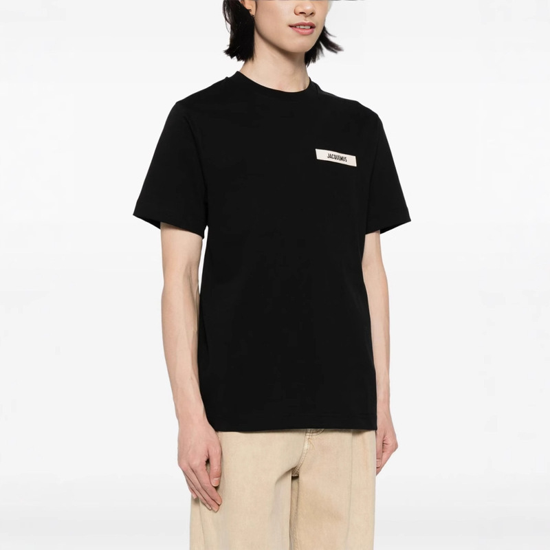 2026 Spring/Summer Men's Logo Print T-Shirt, Loose Fit, Versatile, High-Quality Short-Sleeve Pullover Top
