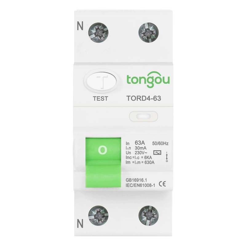 Защита от утечек Защита от утечек Главная 2P63A Переключатель защиты от утечек AC типа RCCB RCD трансграничный