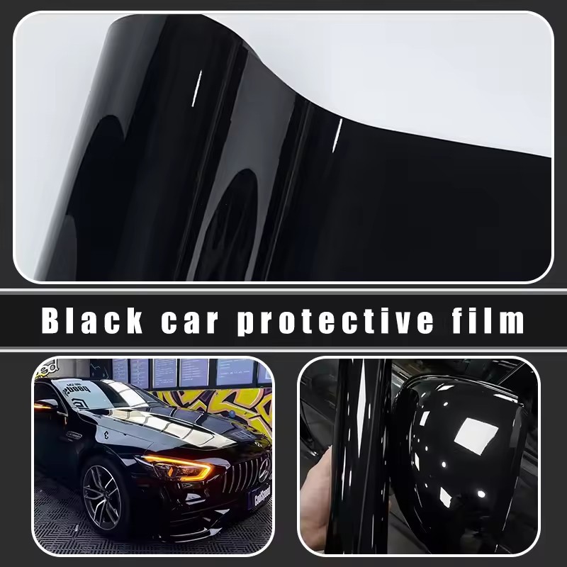 Cross-Border Supply of High-Quality Vinyl Pet Piano Black Anti-Scratch Self-Healing Repair Car Paint Surface Color-Changing Protective Film