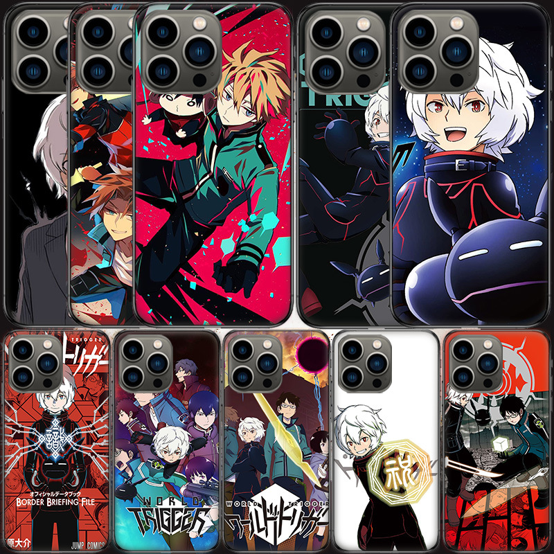 For Apple Phone Case World Trigger Kuga Yuma Phone Case Apple Iphone 15 13 12 11
