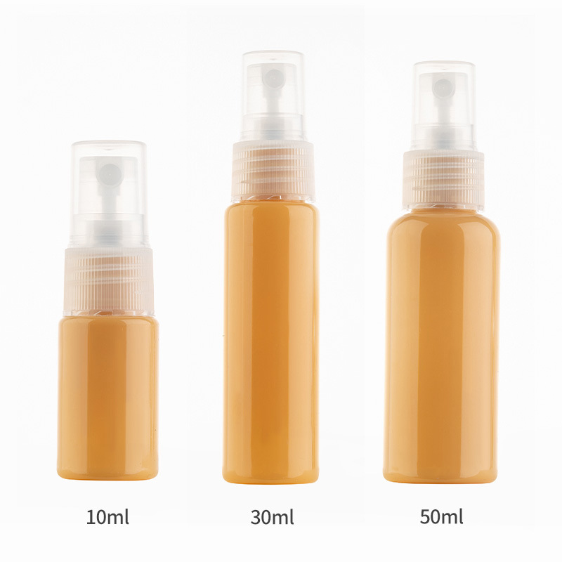 Aerosol de 10 ml; amarillo almendra; PET+PP