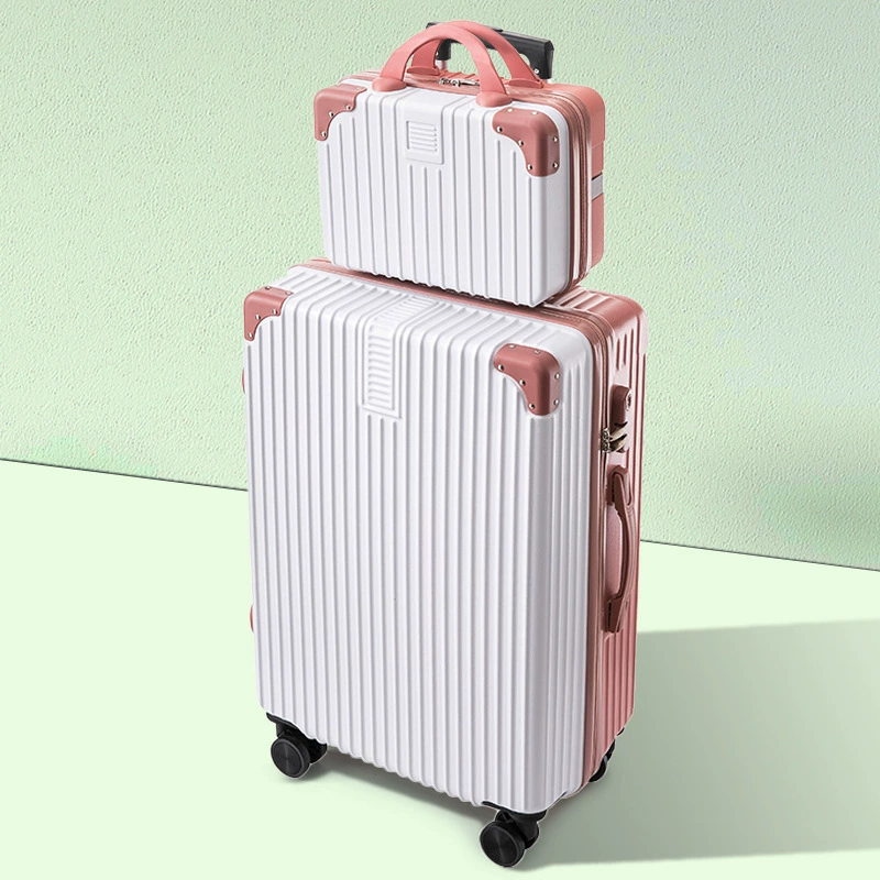 Capacious suitcase, durable box with zipper