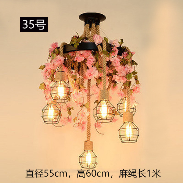 Lámpara Colgante Industrial para Plantas de Hierro Decorativa para Restaurante Bar y Cafetería
