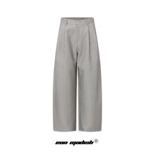 Eon Modish 25秋季New美式复古简约垂感条纹西装长裤