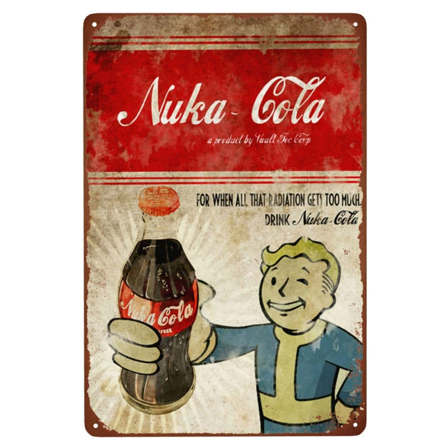 Retro NUKA-CoLA ядерная Coca-Cola Tiechi классическая обстановка Fallout ностальгический постер