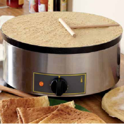 乐侨ROLLER GRILL 单头煎饼机电饼档商用薄饼机烙饼机CSE400