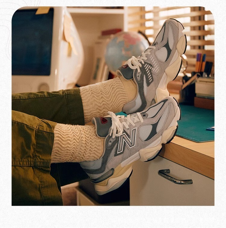 Putian Shoes Pure Original Nb9060 Millennium Little Elephant Hoof Men's and Women's Breathable Retro Heightening Running Sports Pure Original Dad Shoes