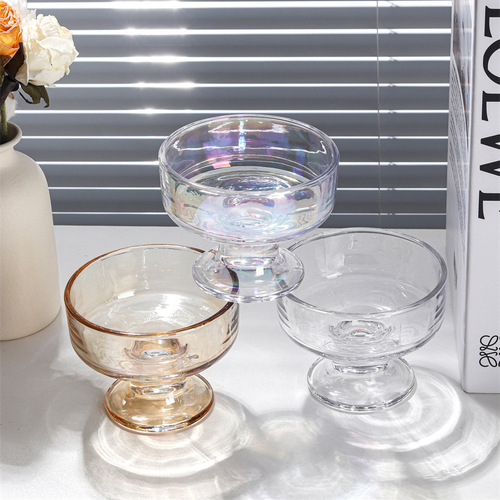 Internet celebrity dessert cup yogurt cup ice cream cup glass high-value ice cream bowl milkshake cup ins style ice cream cup