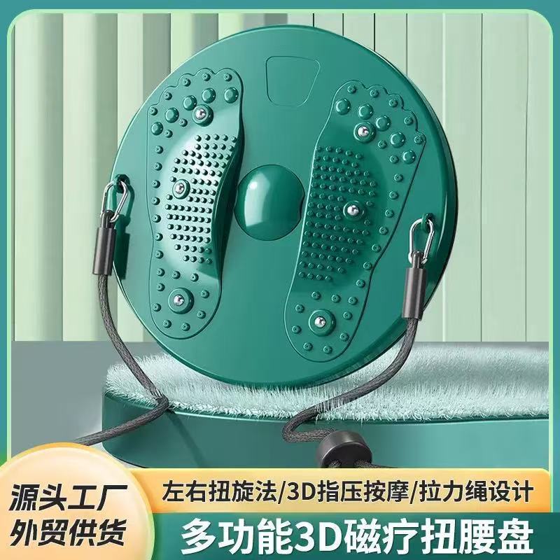 跨境temu贴标代发磁石按摩家用运动健身器材腰部锻炼扭扭机|undefined
