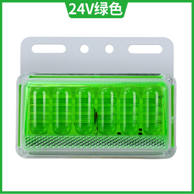24V camión led luz lateral remolque super brillante a prueba de agua luz lateral 12V neumáticos de automóvil luz de dirección ancha luz luminosa