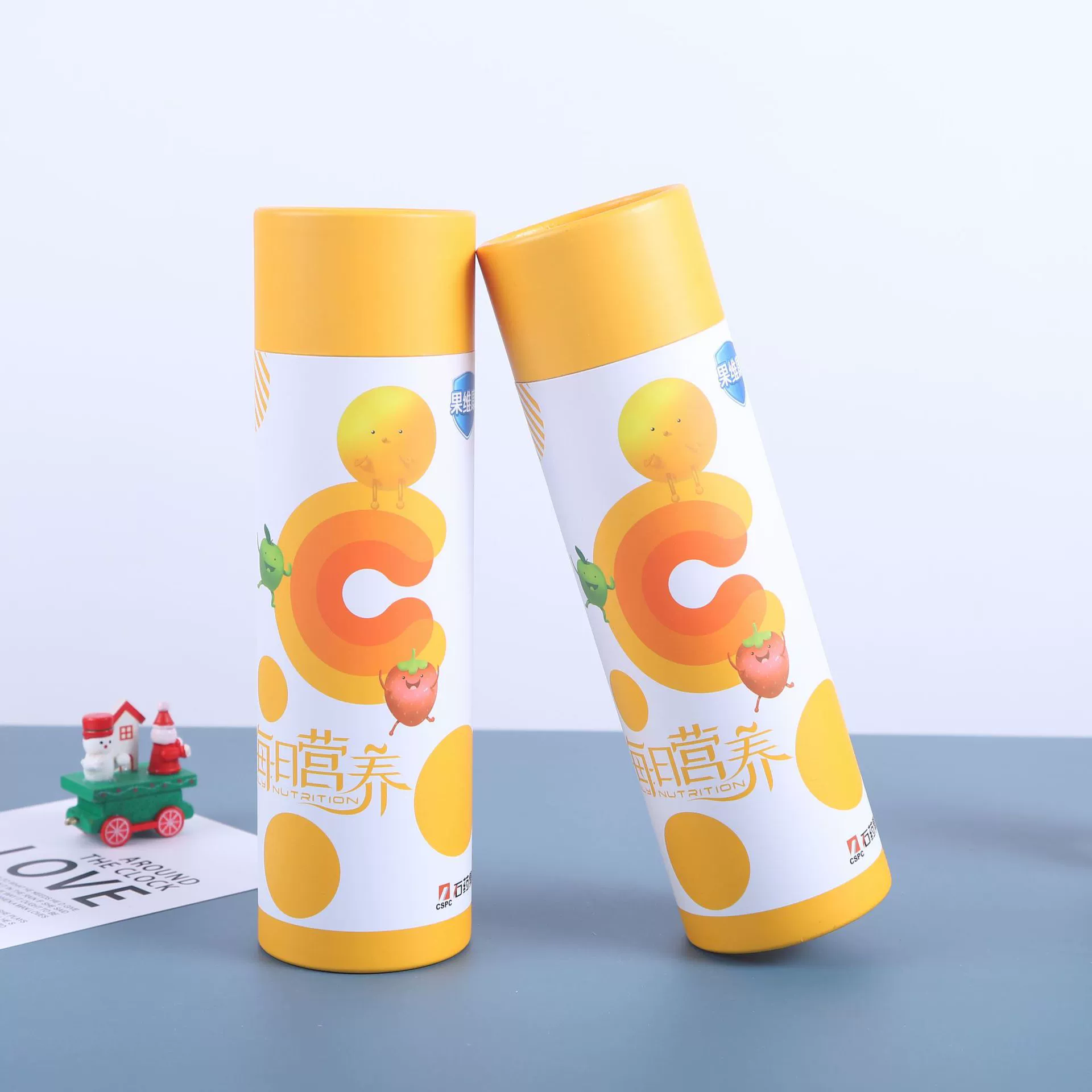 Оптовая продажа заказ пищевой бумажной трубки для здоровья продуктов питания упаковка подарочная коробка круглая бумажная банка может быть напечатана с логотипом