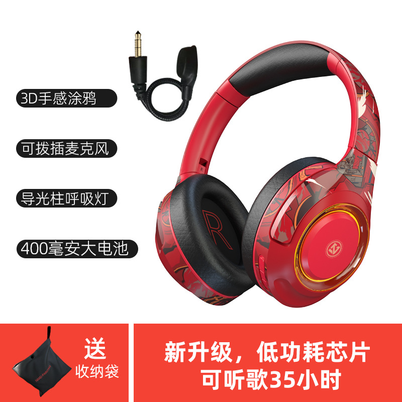 LULE Kabelloses Bluetooth-Kopfhörer Over-Ear Kabelgebundenes Gaming-Headset für Computer E-Sport-Kopfhörer Wasserdicht Sport Amazon Hot Model - 9