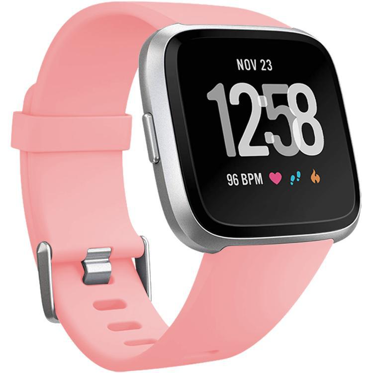 Para Fitbit Versa 2 / Versa / Versa Lite xDfind agujero plano sólido silicio S