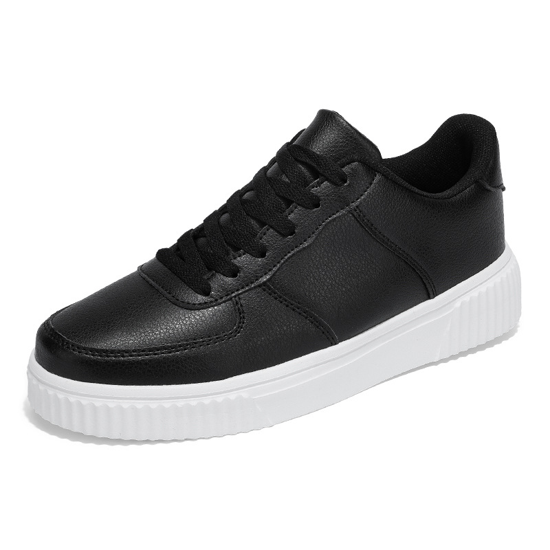 Zapatos de hombre verano 2026 nuevos zapatos de skate deportivos casuales transpirables parejas de estudiantes zapatos blancos zapatos de moda grandes image 6