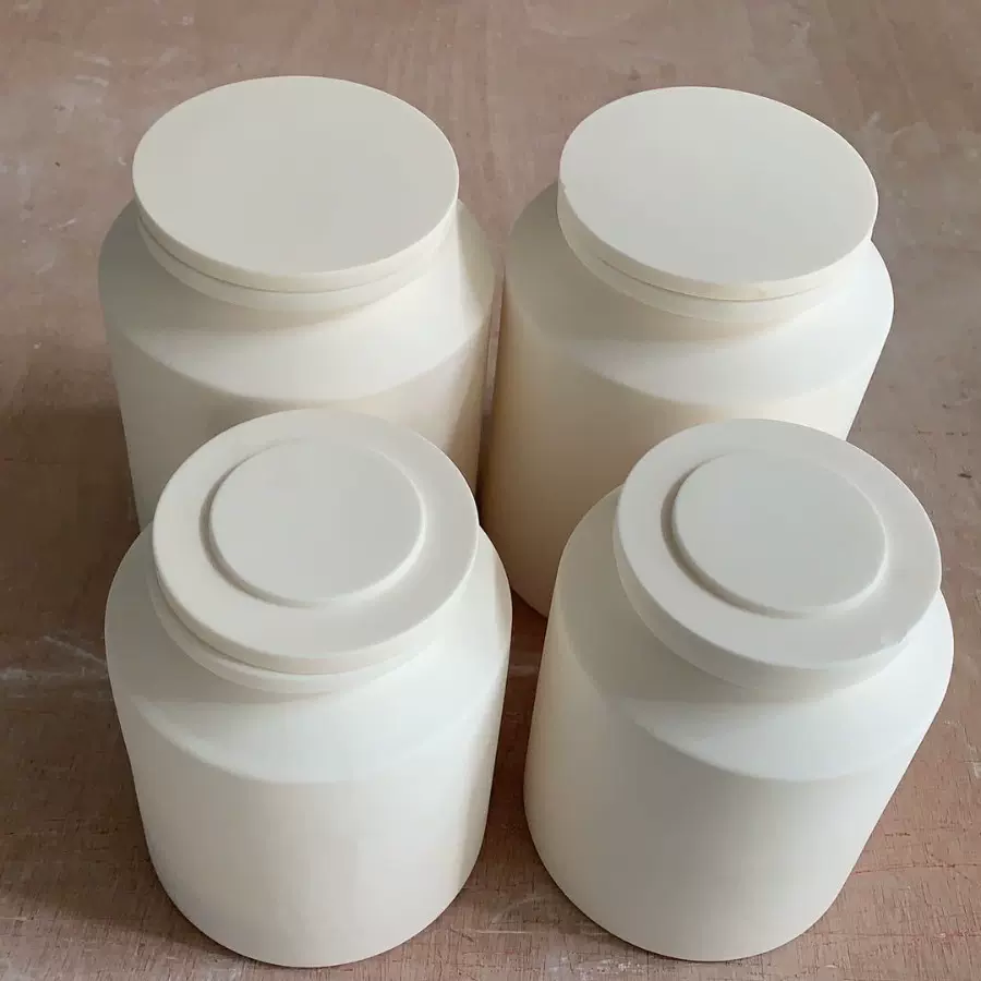 氧化铝99瓷滚筒球磨罐 规格齐全耐磨耐高温25毫升-5000毫升