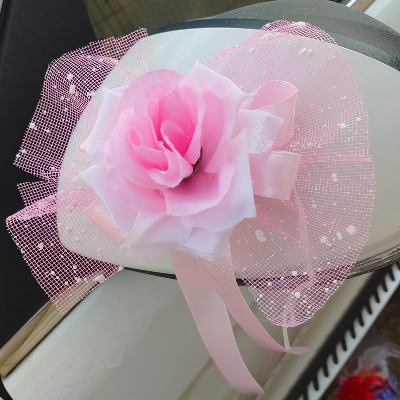 장식꽃[핑크] 실크