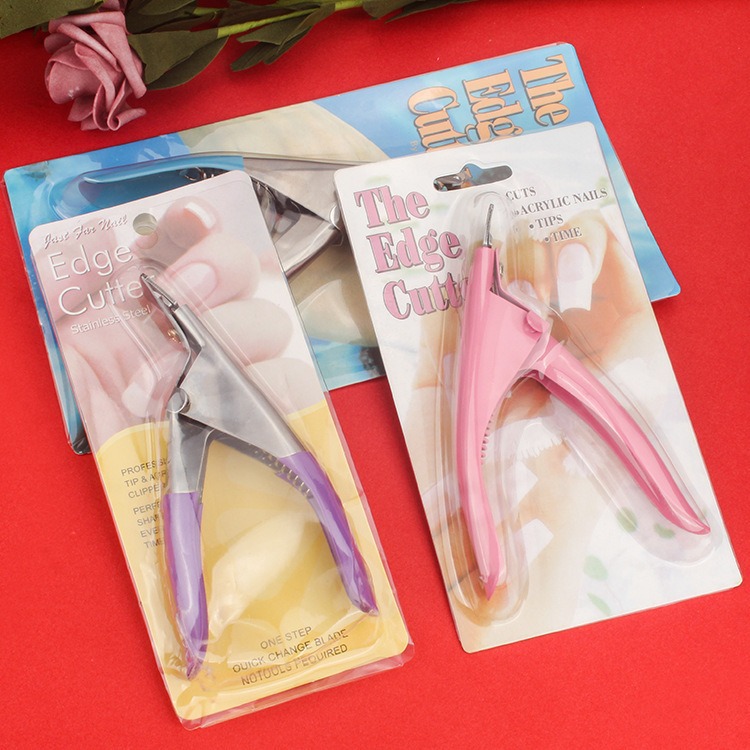 Selección estricta de manicura de acero inoxidable Corte Especial de una palabra DIY usar manicura en forma de u tienda de manicura al por mayor de la misma herramienta de poda