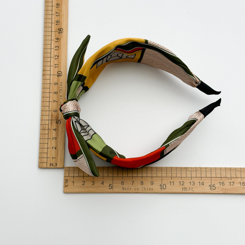 257g Weight Hair Band Hair Accessories Type 1 Piece Quantity Holiday, Daily Occasion Color Block Pattern Women's Gender Handmade Design Simple Style, Classic Style Style Women's Simple Style Classic Style Color Block Cloth Handmade Hair Band 4