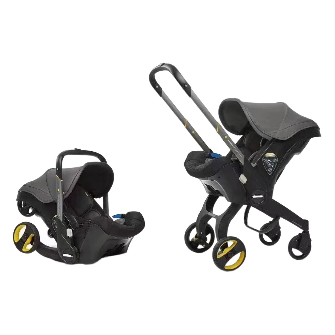 New Four-In-One Baby Stroller for 1-Year-Old Babies 0-24 Months, Car Safety Seat, Basket, Rocking Horse, Stroller