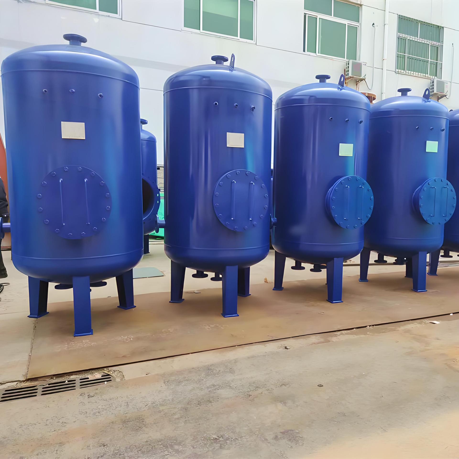 304不锈钢换热器 双纹管半容积式换热器 浮动盘管容积式换热器