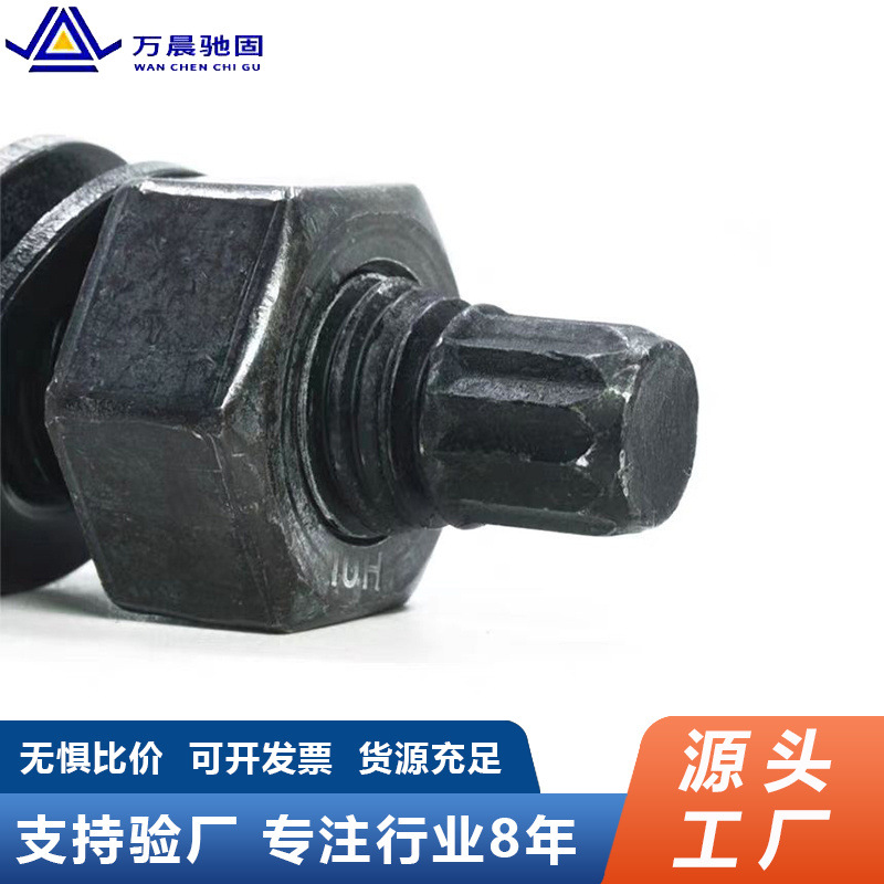 10.9 Perno de acero de aleación de grado para estructura de acero torsional tipo cizallamiento perno especial para gran planta industrial estructura de acero de alta resistencia image 4