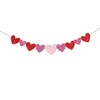 Cross -border Super Flash Happy Valentines Day Love Pulling Flag Flower Flower Valentine's Day Decoration banner