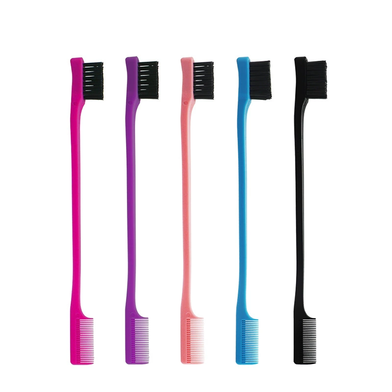 Foreign trade cross-border hot eyebrow brush double-head eyebrow brush modification hair comb styling makeup tools batch found