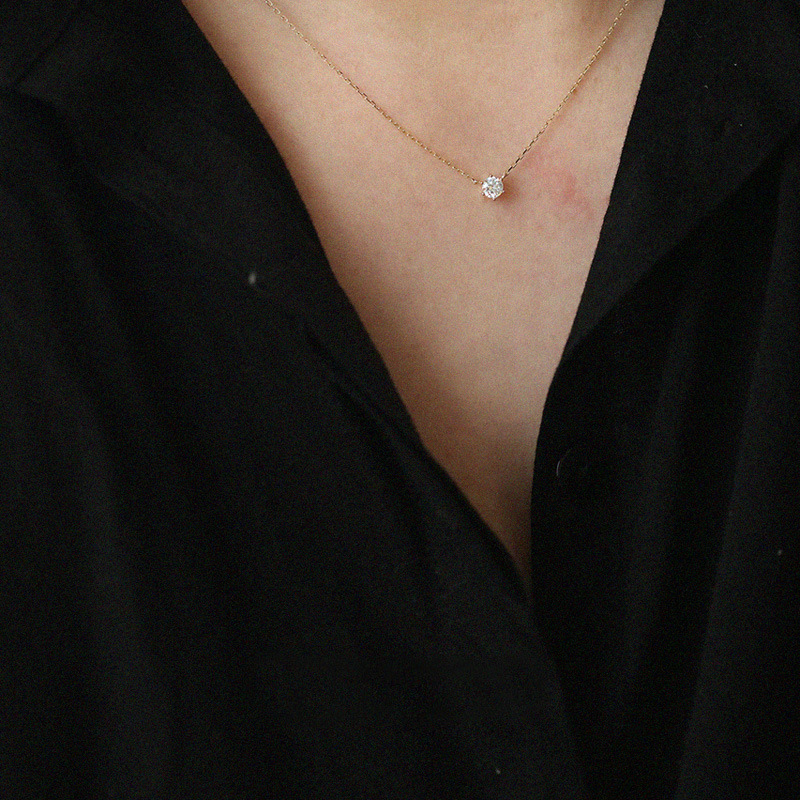 All Seasons Season 1 Piece 925 Sterling Silver Solid Color 925 Sterling Silver Cable Chain Pendant Necklace