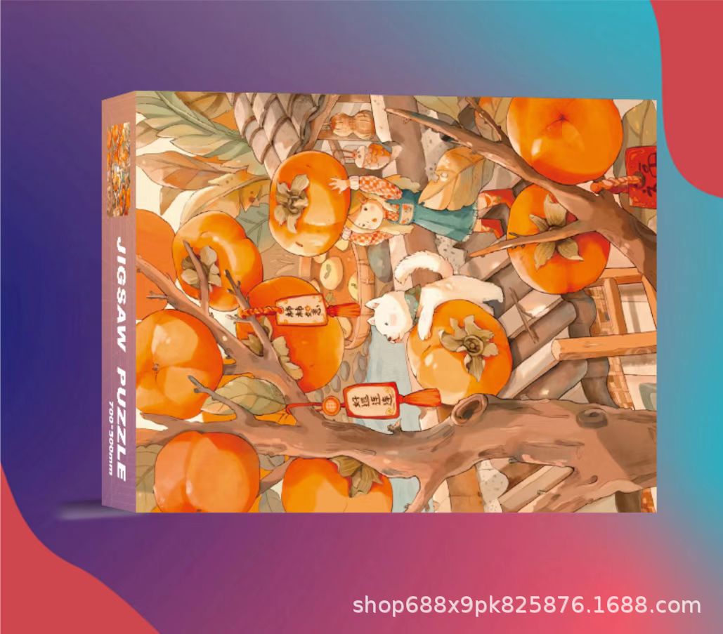 Rompecabezas con pegamento 1000 unidades de papel gran tamaño 70*50cm adultos descompresión juguetes educativos para niños al por mayor