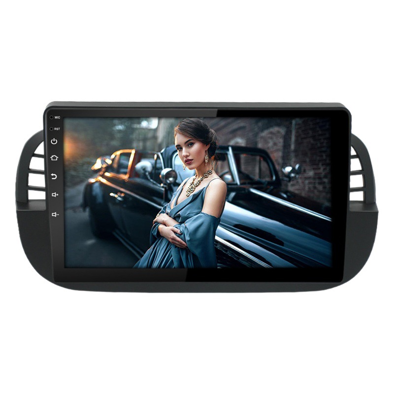 Aplicable a Fiat 500 navegación Android coche Bluetooth MP5 jugador revertir la imagen transfronteriza todo en una máquina