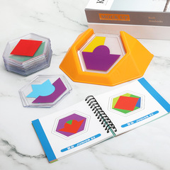 Thinking Puzzles Brain Teaser Toy, Children's Multicolored Matching Intelligence Challenge Logic Reasoning Board Game Wholesale