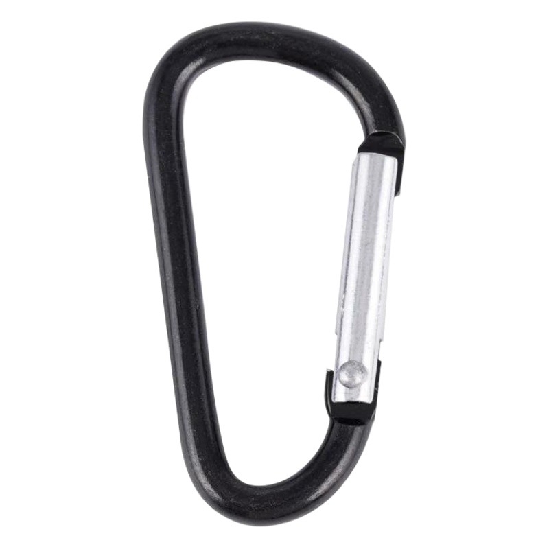 No. 5 D-type carabiner aluminum alloy D-type hanging buckle outdoor climbing buckle spring hook luggage backpack hook