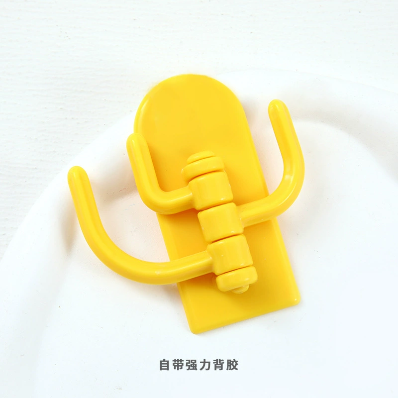 Cute cartoon three -hook hook Student dormitory wall without trace avoidance sticking hook wall door behind the key hook