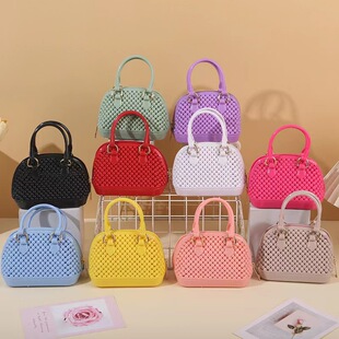 2025 New PVC Jelly Shell Bag Mini Jelly Bag Handbag Trendy Hot Shoulder Crossbody Jelly Bag