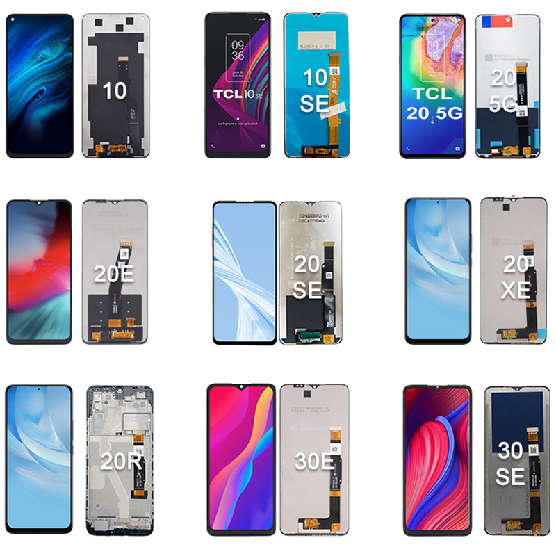 Aplicable TCL10 / 20 / 30SE5G403 / 405 / 408LCDDisplay conjunto de pantalla de teléfono móvil capacitivo táctil