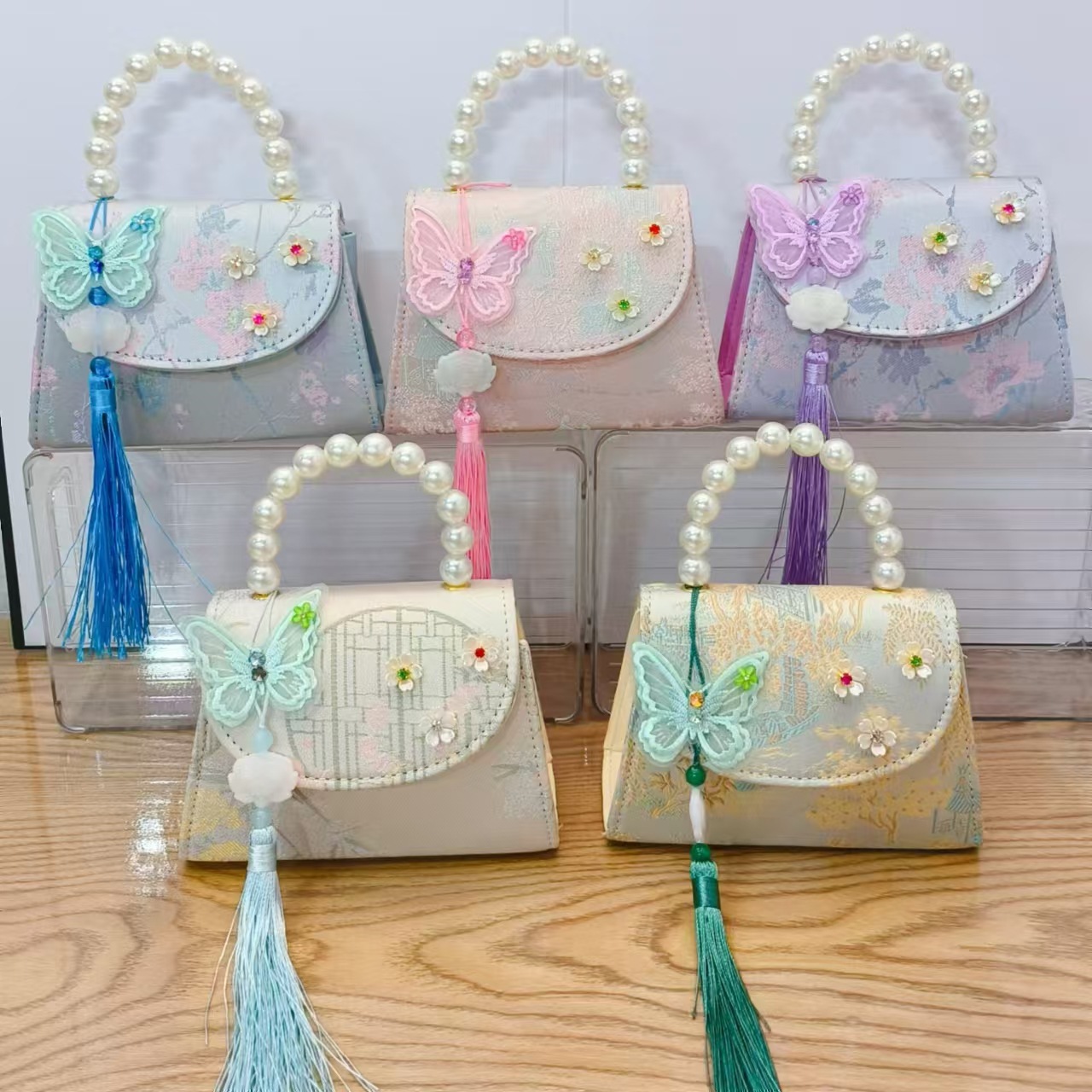 Nuevo estilo antiguo bolso para niños bolso de mensajero lindo para niña bolso de hombro de viaje de niña de estilo chino bolso de hombro de todo fósforo