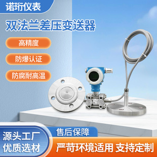 Intelligent High-precision Double Flange Differential Pressure Transmitter Explosion-proof Long-distance Liquid Level Transmitter Wear-resistant High-stability Differential Pressure