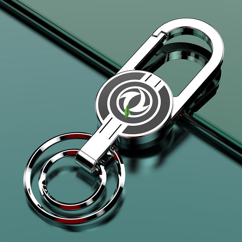 Llavero de coche colgante de llave de alta gama para hombre creativo colgante de cintura anti-pérdida nuevo llavero logotipo de coche