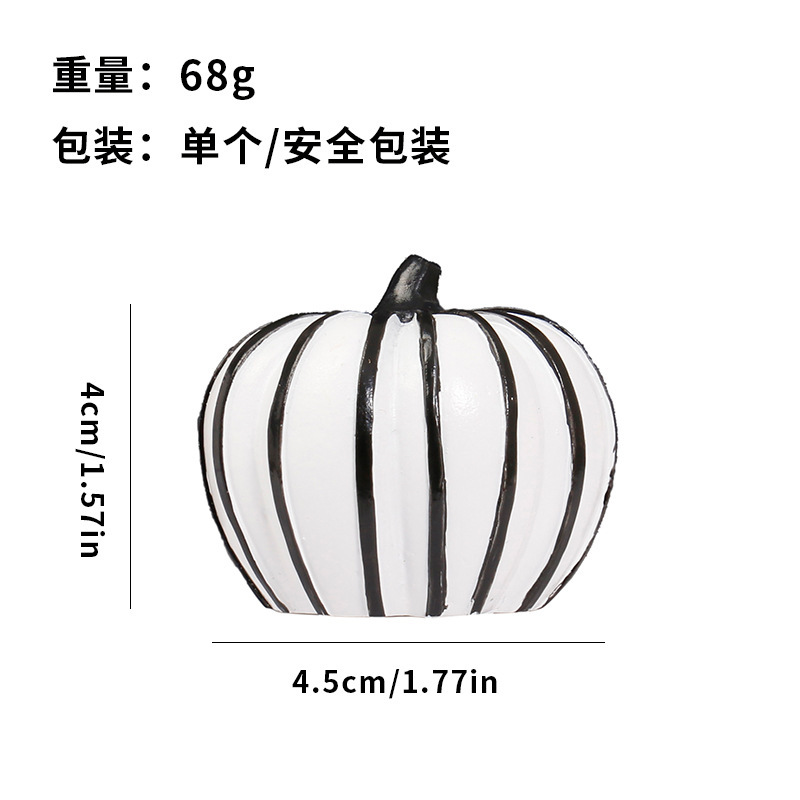 クロスボーダー新製品ハロウィン装飾絶妙なシミュレーションカボチャ樹脂工芸品家の装飾装飾品|undefined