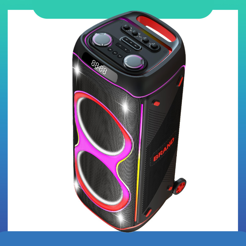 Bluetooth Speaker Bluetooth Gift Audio 160W High Power Party Speaker with Karaoke Microphone
