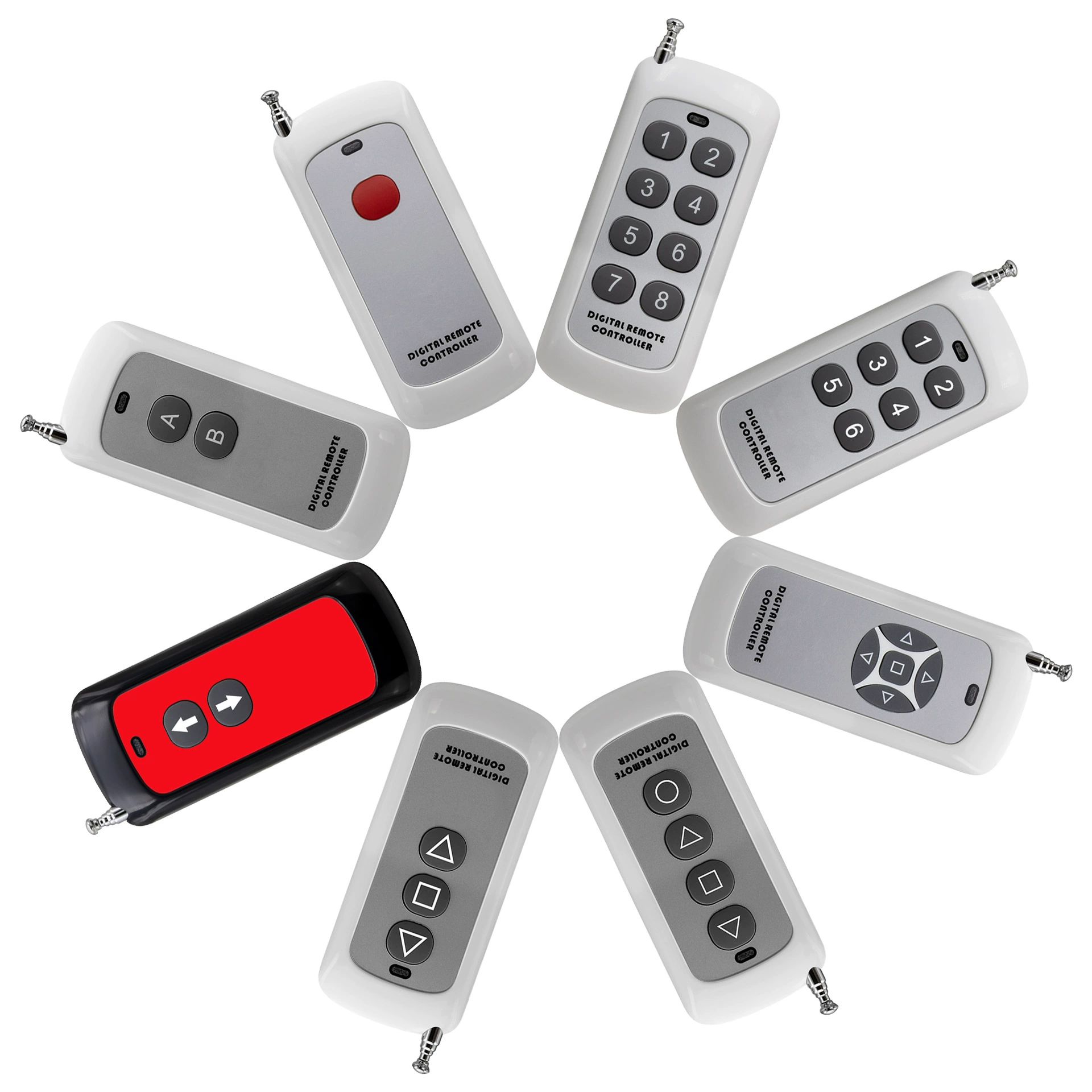 HFY528 Белый один два три четыре ключа 1000 м передатчик EV1527 чип 433 Частота беспроводной пульт дистанционного управления