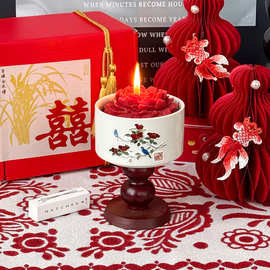 结婚礼物新人回礼送伴娘闺蜜实用高级感伴手礼品新婚香薰蜡烛礼盒