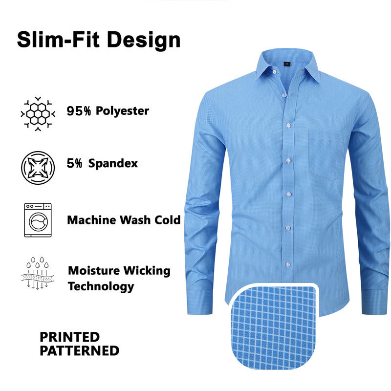 Camisa informal a cuadros delgada y estampada para hombre, popular en Amazon, tipo cárdigan de manga larga, talla grande, ropa de otoño para hombre image 5