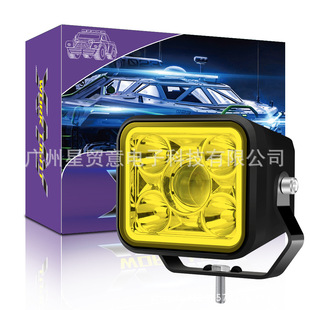 Car LED work light 60W far and near light A- pillar driving light spot light paving spotlight off-road vehicle light front bar