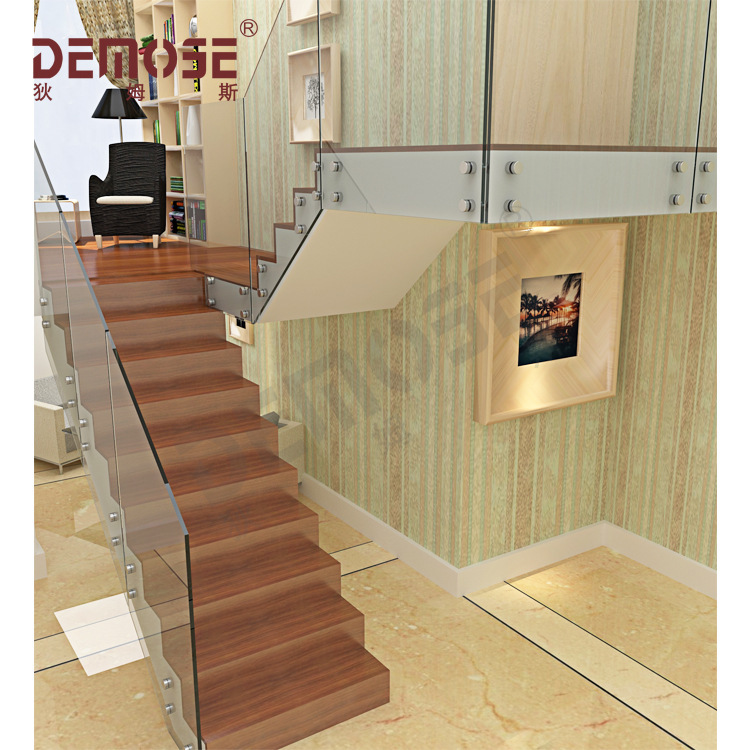 防护实木走廊扶手栏杆 不锈钢防腐防锈栏杆 钢化玻璃栏杆