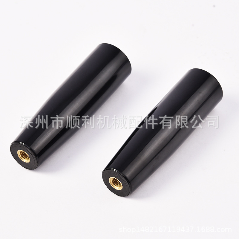 8*100胶木手柄机械操作手柄套 带铜套烧烤架用手柄套机械手柄套厂